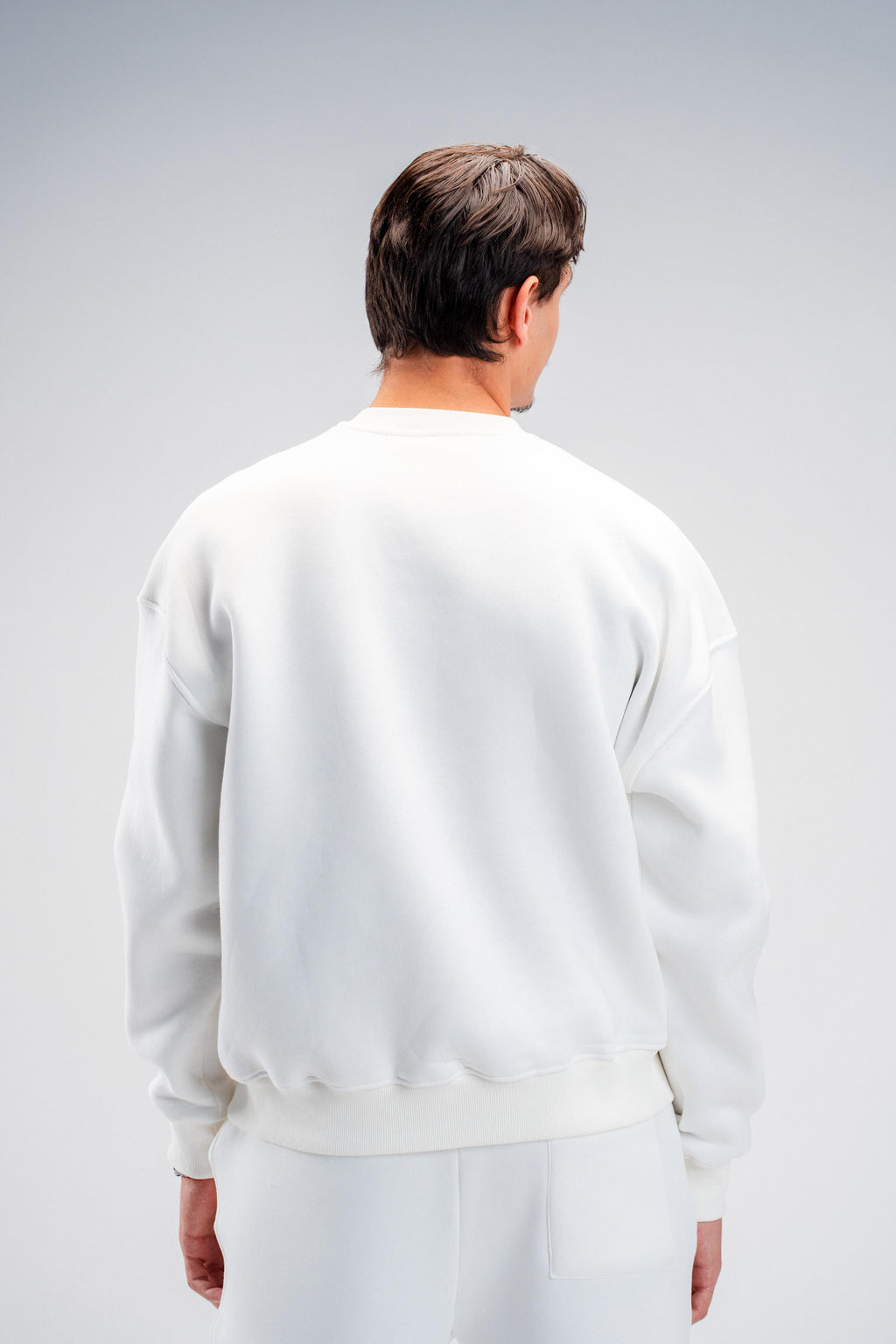 OVER SIZE OFF-WHITE CREWNECK