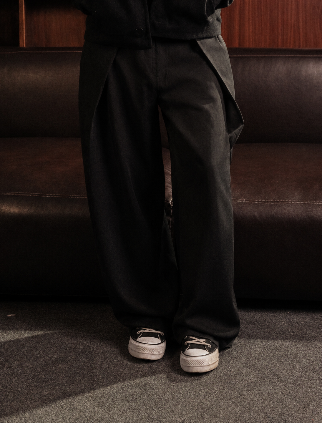 WOMEN'S OVERSIZE PLEATED PANTS