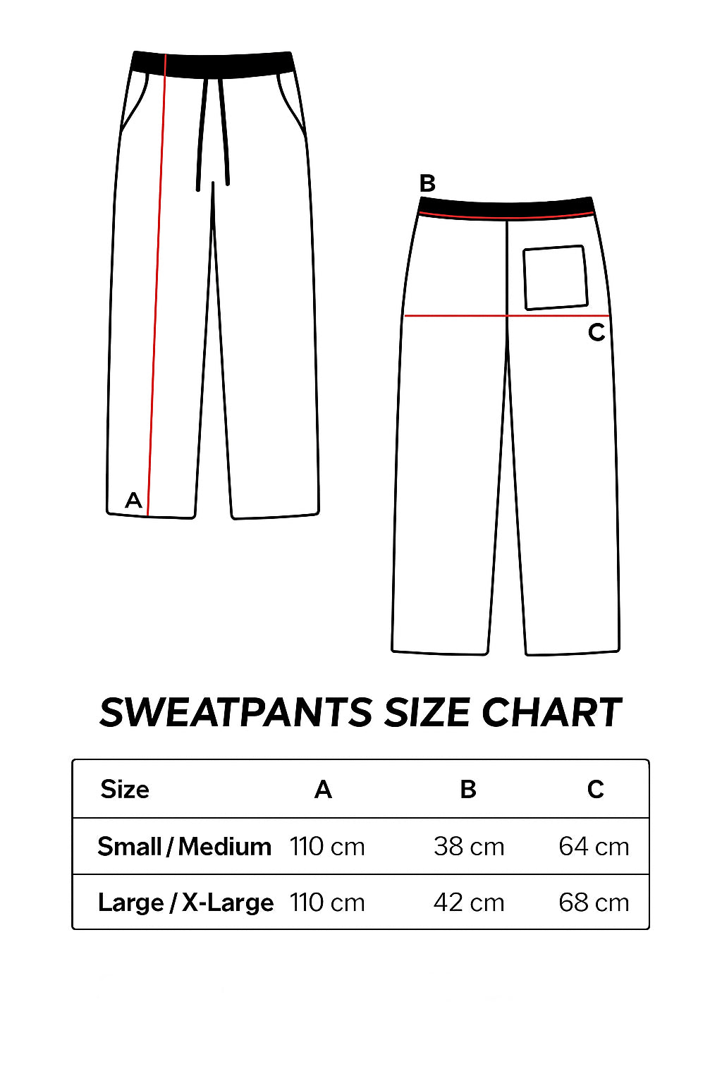 BLACK SWEATPANTS